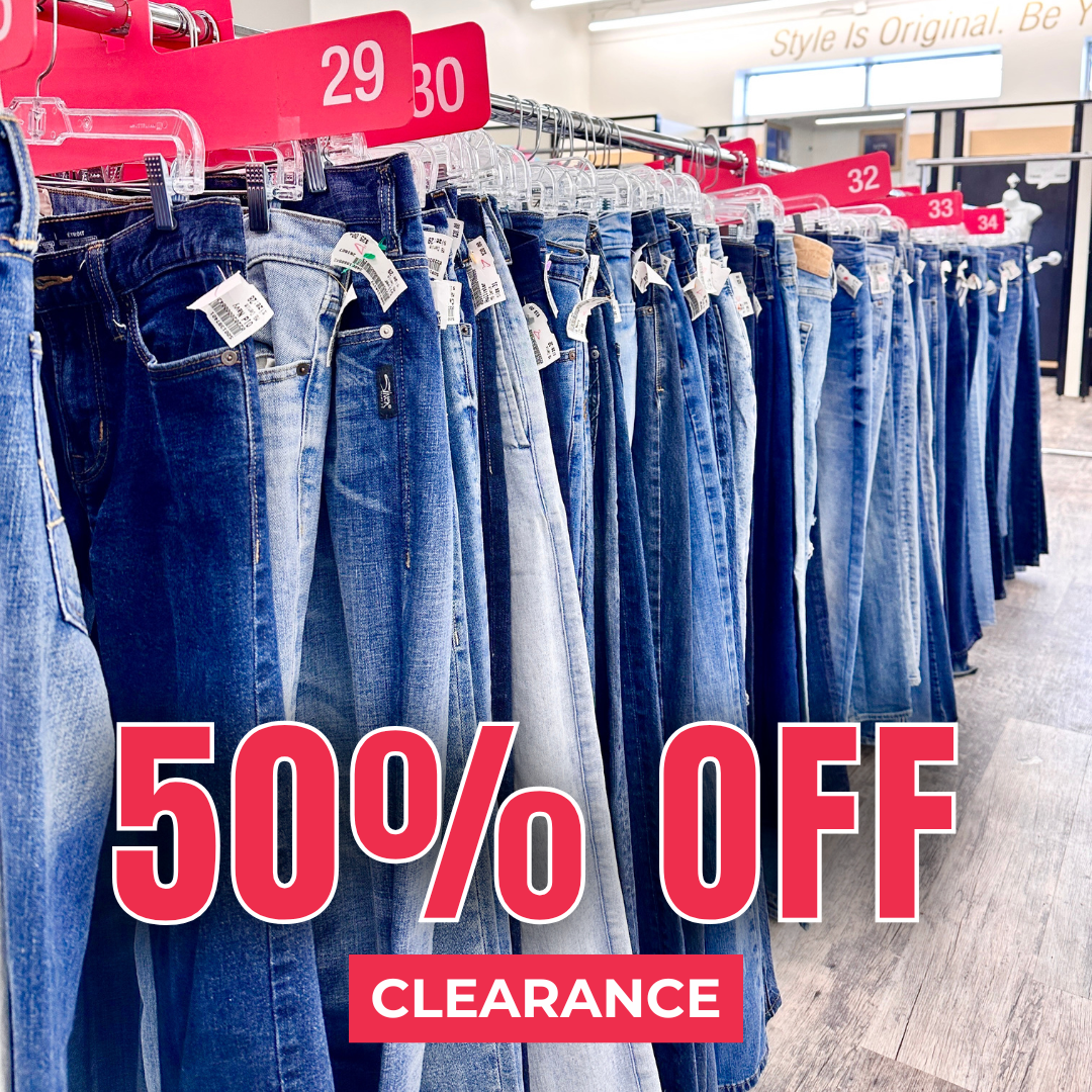 Photo of clearance rack